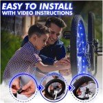 Multicolor Bike Wheel Lights – Fun for Kids!