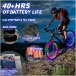 Multicolor Bike Wheel Lights – Fun for Kids!