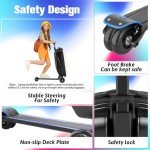 Kids & Adults Ride-On Luggage Scooter - Light Pink