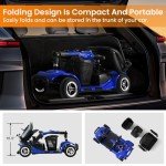 Blue Electric Wheelchair with Basket & Charger