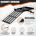 Heavy Duty Hitch Cargo Carrier with Ramp