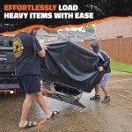 Heavy Duty Hitch Cargo Carrier with Ramp