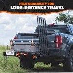 Heavy Duty Hitch Cargo Carrier with Ramp