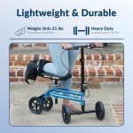 Blue Knee Scooter for Foot Injuries and Surgery