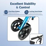 Blue Knee Scooter for Foot Injuries and Surgery
