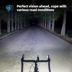 ROCKBROS 1000 Lumens USB Rechargeable Bike Headlight