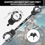 Anti-Theft Scooter Lock with Key for Electric Bikes