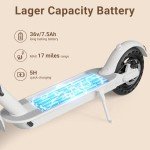 Commugo Foldable Electric Scooter, 350W, 19 MPH