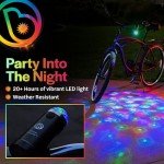 RGB Disco Bike Lights for Night Riding