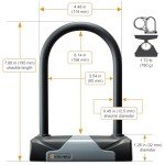 Heavy Duty U-Lock with Cable for Scooters