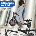 MAXSHOT Folding Electric Scooter with Dual Suspension