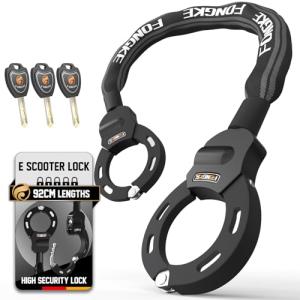 High-Security E-Scooter Handcuff Lock with Keys