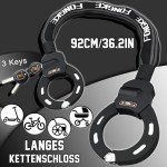 High-Security E-Scooter Handcuff Lock with Keys