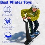 Kid's Lightweight Foldable Winter Ski Scooter