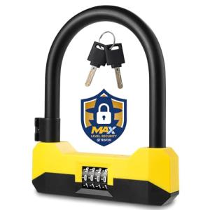 Heavy-Duty U Lock for Bikes and Scooters