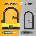 Heavy-Duty U Lock for Bikes and Scooters