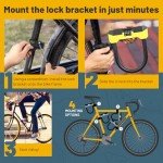 Heavy-Duty U Lock for Bikes and Scooters