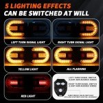 USB Charging Bike Turn Signals with Alarm - 4 Pack
