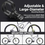 Sportneer Heavy Duty U Lock with Security Cable