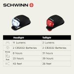 Schwinn Battery-Powered LED Bike Light Set