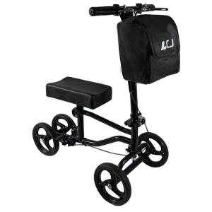 Foldable Knee Scooter for Ankle Recovery - Black