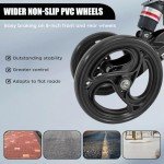 Foldable Knee Scooter for Ankle Recovery - Black