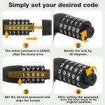 Heavy-Duty 5-Digit Combo Lock for Scooters