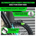 Rhino USA Durable U-Lock for E-Scooters & Bikes