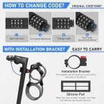 Honszex 41-Inch Security Lock for Scooters & Bikes