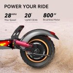 Ienyrid M4 Electric Scooter with Seat, 28 MPH