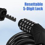 Qlaway 4ft Resettable Cable Lock for E-Bikes