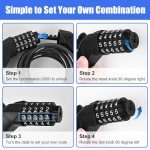 Qlaway 4ft Resettable Cable Lock for E-Bikes