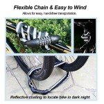 5-Digit Heavy Duty Bike Chain Lock - 3.2ft