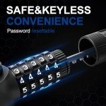 Heavy-Duty 5-Digit Bike Lock with Keys