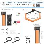 Compact Folding Lock for Bikes and Scooters
