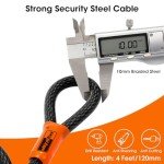 Heavy Duty Steel Cable Lock for Electric Scooters