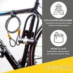 Heavy Duty U Lock with Cable for Scooters