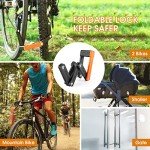 ANGGOER Compact Folding Bike Lock with Bracket