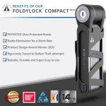 Compact Folding Lock for Bikes and Scooters