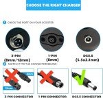 BXIZXD 42V Electric Scooter Battery Charger
