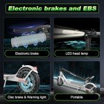 8.5" Tires, 350W Motor, 19 MPH Electric Scooter