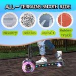 Kids 3-Wheel Foldable Electric Scooter with LCD