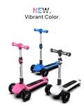 Kids Light Up 3-Wheel Electric Scooter, Blue