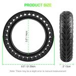 BANGTING 2PCS 8.5x2 inches Solid Tires for Electric Scooter, 8 1/2 x2 Tire for Gotrax GXL V2 / XR/APEX, 50/75-6.1 Tire Replacement for Xiaomi Pro 2 / M365 / 1S and All 8.5'' Scooter Tires