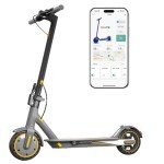 Electric Scooter for Adults, Up to 19 Mph, 19 Miles Range & 264 lbs Load, Aluminum Alloy E-Scooter with 350W Motor, Foldable Escooter with Dual Braking System and App Control (Yellow)