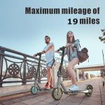 Electric Scooter for Adults, Up to 19 Mph, 19 Miles Range & 264 lbs Load, Aluminum Alloy E-Scooter with 350W Motor, Foldable Escooter with Dual Braking System and App Control (Yellow)