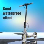 Electric Scooter for Adults, Up to 19 Mph, 19 Miles Range & 264 lbs Load, Aluminum Alloy E-Scooter with 350W Motor, Foldable Escooter with Dual Braking System and App Control (Yellow)