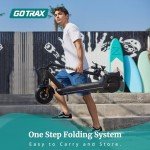 Gotrax Eclipse Electric Scooter, 10" Solid Tire, Max 20Mph Speed and 28Mile Range 500W Motor with Front Double Suspension Commuting EScooter for Adult, Black