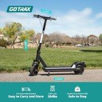 Gotrax Eclipse Electric Scooter, 10" Solid Tire, Max 20Mph Speed and 28Mile Range 500W Motor with Front Double Suspension Commuting EScooter for Adult, Black