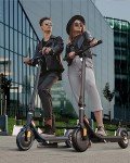 Atomi Electric Scooter E20, 500W Motor Electric Scooter with 19 Miles Long Range, 15.6 Mph Speed, Portable Folding Commuting Scooter for Adults with Double Braking System and Smart App
